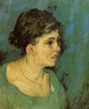 Vincent Van Gogh : Portrait of a Woman in Blue